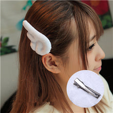 Load image into Gallery viewer, Anime Cotton Wing Hair Clip