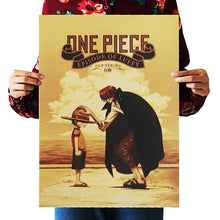 Load image into Gallery viewer, Luffy and Shanks Poster
