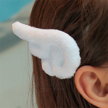 Load image into Gallery viewer, Anime Cotton Wing Hair Clip
